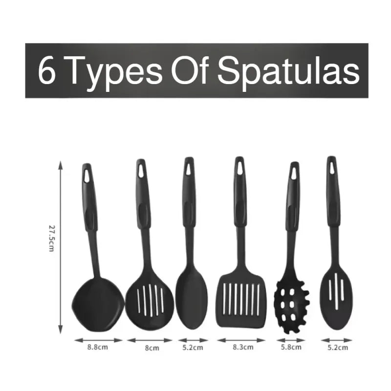 13 Piece Cookware Set Milk Pot Soup Pot Flat Bottomed Small Frying Pan with Lid And Shovel Kitchenware Set for Cooking pots Set