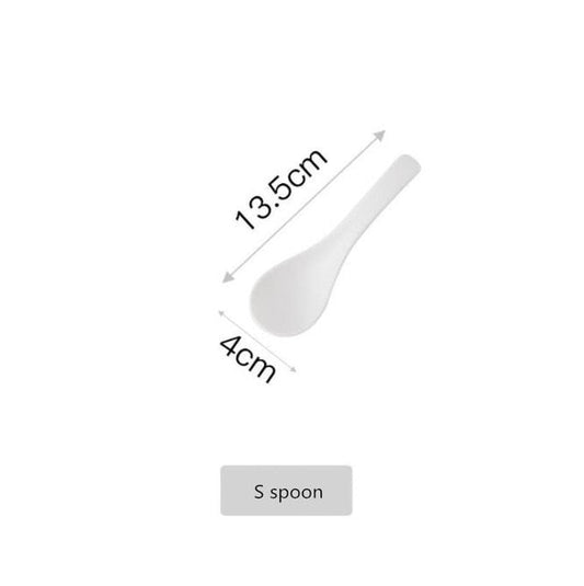 Creative English alphabet White Dinner Plate Ceramic Kitchen Plate Tableware Set Food Dishes Rice Salad Noodles Bowl Soup
