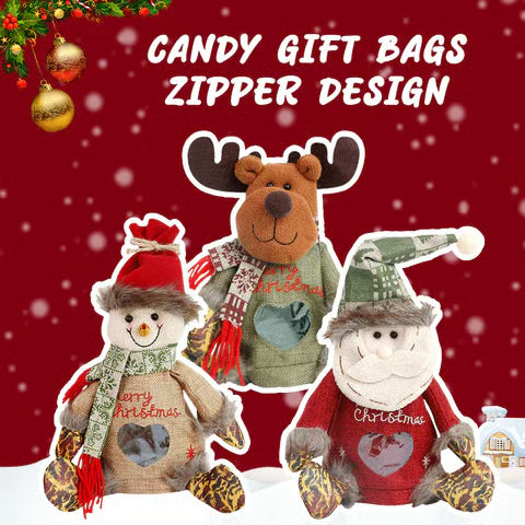 🎉 Last Day Promotion 49% OFF 🎉Christmas Gift Bags Zipper Design