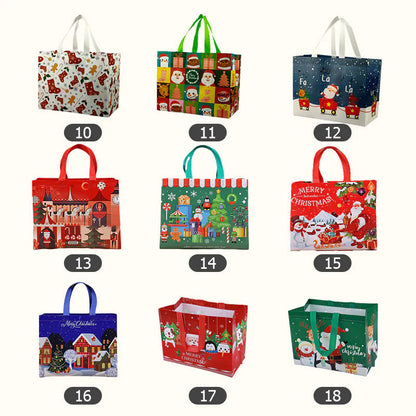 ♻️[Best Gift For Kids] ♻️🎁Halloween & Christmas Non-Woven Candy Tote Bag🎁