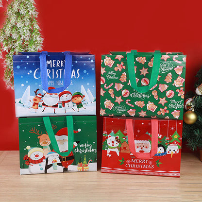 ♻️[Best Gift For Kids] ♻️🎁Halloween & Christmas Non-Woven Candy Tote Bag🎁