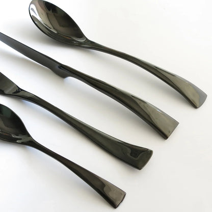 24Pcs/Set Stainless Steel Dinnerware Flatware Set Dinner Spoon Fork Knife Cutlery Set Tableware Set Service For 4 or 6