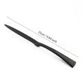 1-Pieces Matte Black Dinnerware Set Stainless Steel Flatware Cutlery Set Kitchen Accessories Tableware Set Dinner Scoop Fork set