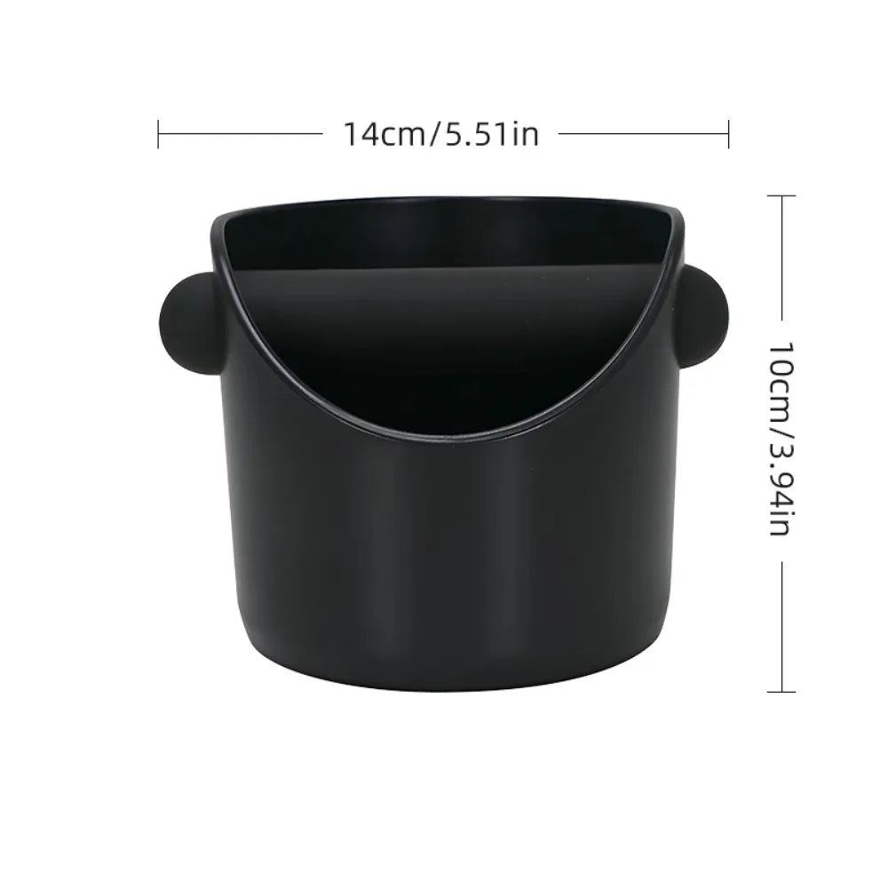 Coffee Knock Box Anti Slip Shock-Absorbent Grind Dump Espresso Grounds Waste Bin Cafe For Barista Portafilter Accessories Tools