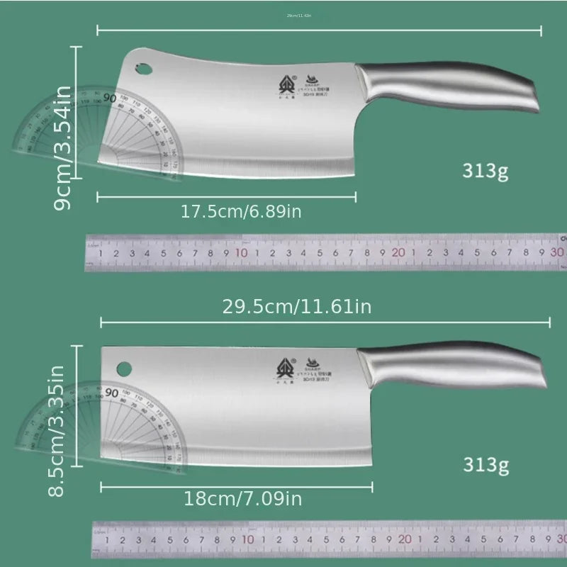 Kitchen knife set Kitchen knife board 2-in-1 kitchenware Complete slice and bone chopping chef knife commercial TB9195