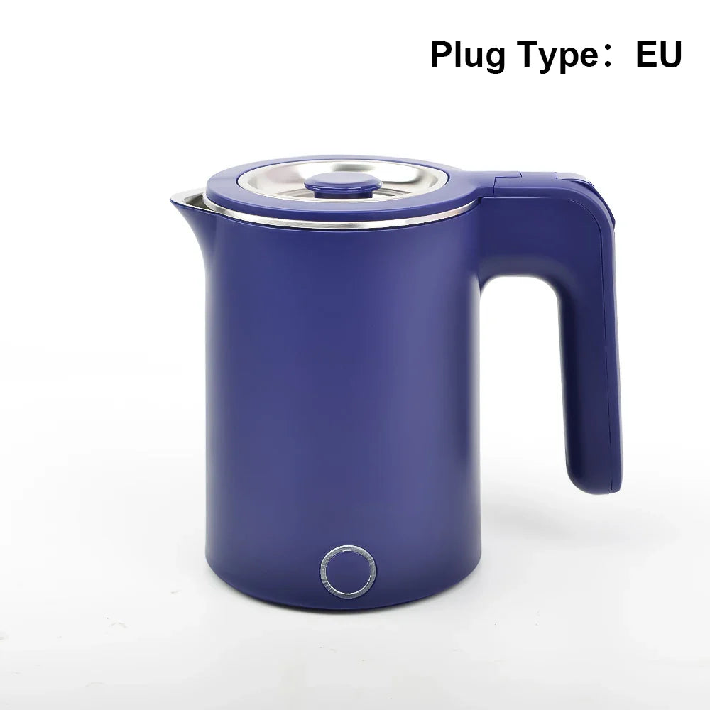 1.0L  Travel Electric Kettle Portable  Stainless Steel Automatic Power Water Boiler  For Trip Camping Abroad Smart Kettle Pot
