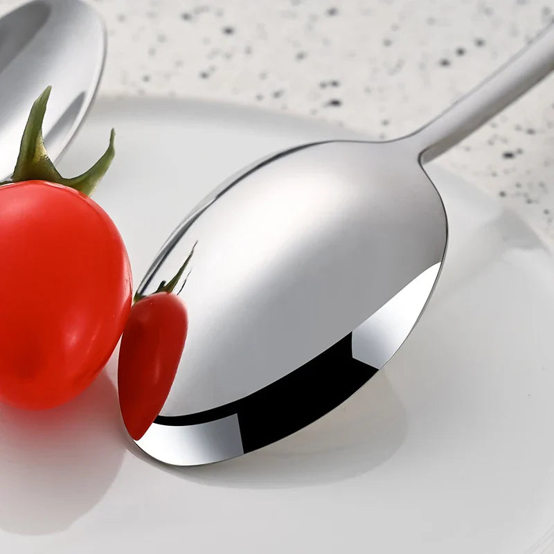 4Pcs Luxury Cutlery Set Stainless Steel Knife Fork Spoon Tableware European Dinnerware Creativity Hangable Design Support Logo