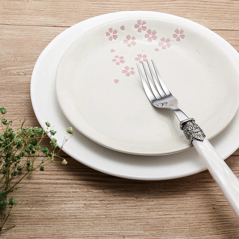 2024 New Stainless Steel Cutlery Flatware Set Wedding  Spoon Fork Knife  Dinnerware