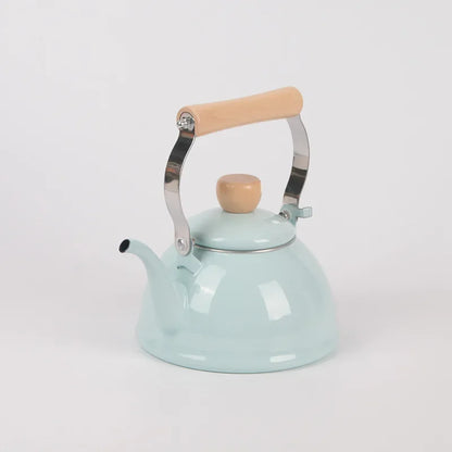 1.5L Enamel Teapot Kettle Boiling Kettle Household Kitchen Cookware Water Kettle