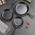 3Pcs/set Frying Pan Non-stick Skillet Steak Flat Cooking Pan Iron Pancake Egg Fryer Cast Iron Kitchen Cooking Tools 20/25/30cm