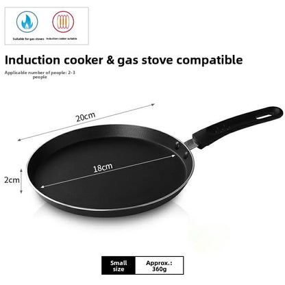 COOKER KING Food Grade Nonstick Pancake Pan PFOA-Free Fry Pan, Easy Clean Even Heat, All Stoves for Breakfast Eggs Crepes Fish