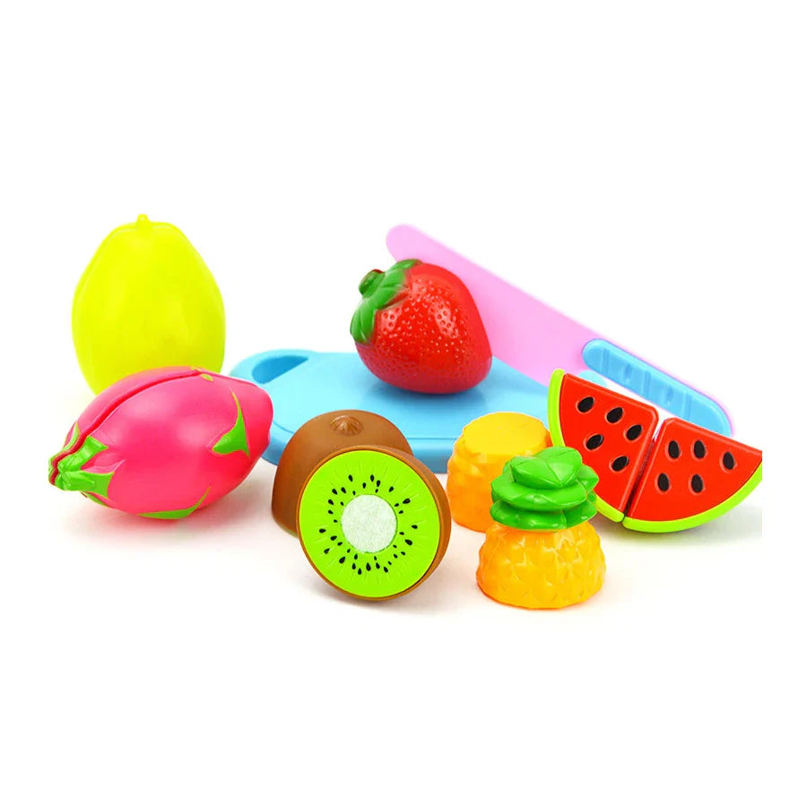 Kids Pretend Play Kitchen Appliances Set with Microwave Oven, Coffee Maker, Blender, Toaster & Washing Machine Educational Toy