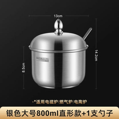Stainless steel seasoning jar Household kitchen pepper salt seasoning jar kitchen utensils