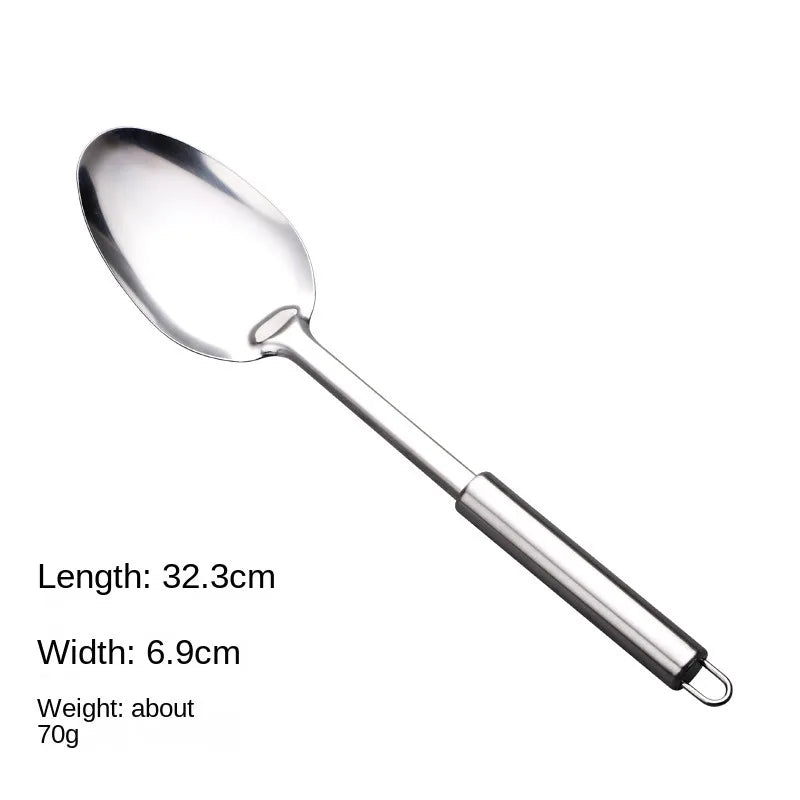 Durable Stainless Steel Wok Spatula Long Handle Kitchen Gadgets Kitchen Cooking Utensil Set Steak Shovel Cooking Tools