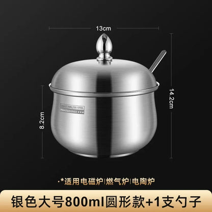 Stainless steel seasoning jar Household kitchen pepper salt seasoning jar kitchen utensils