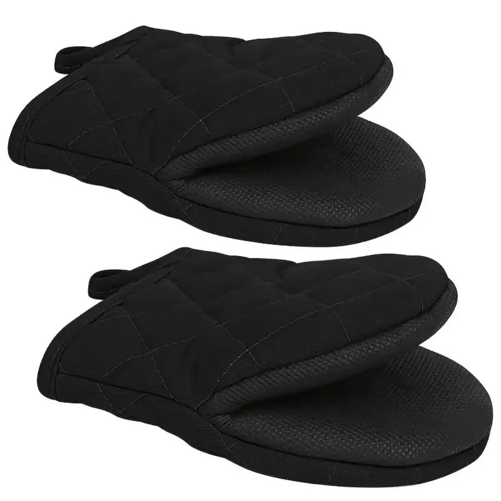 Oven Mitts 500°F Heat Resistant Oven Mitts, Non-Slip Grilling Mitts, Kitchen Safe Cooking Mitts