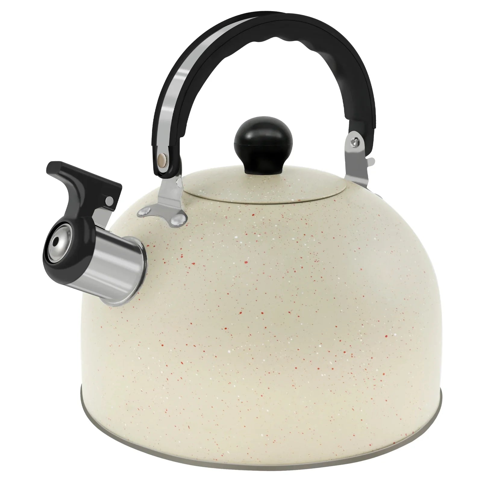Whistling Kettle Stainless Steel Stove Top Kettle Rapid Boiling Stove Top Teapots with Whistle Spout for Gas Induction Cooker