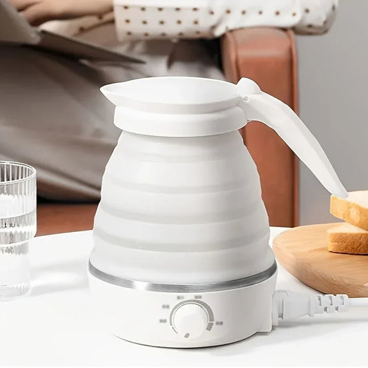 0.6L Electric Kettle Foldable And Portable To Use Safe And Body Small Footprint The Kettle Body Can Be Retracted Freely