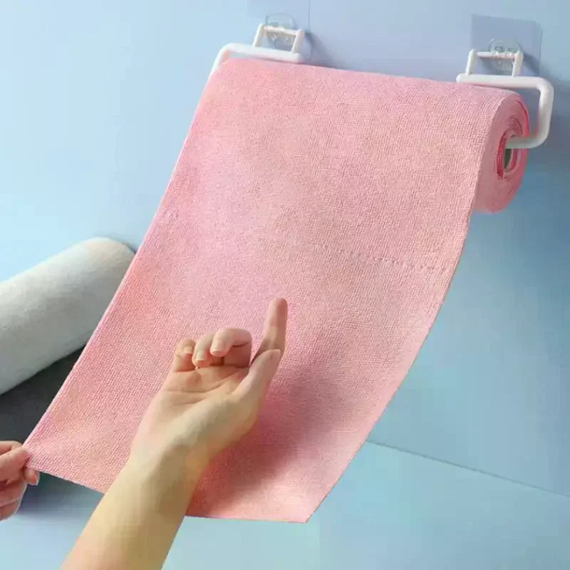 1 Roll/20pcs Microfiber Cleaning Cloths Reusable Lint-Free Towels For Kitchen Super Absorbent, Quick-Dry Kitchen Towels