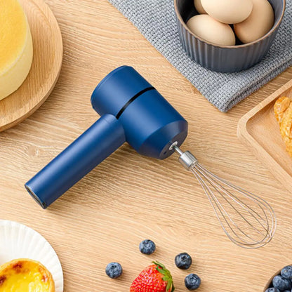 Portable Blender Mixer Kitchen Milk Frother Egg Beater Cake Baking Kneading Mixer Hand Mixer Electric Bamboo Whisk Matcha Brush