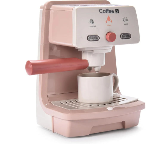 Coffee Maker Toy, Interactive Simulation, Light & Sound Effects, Perfect for Pretend Play