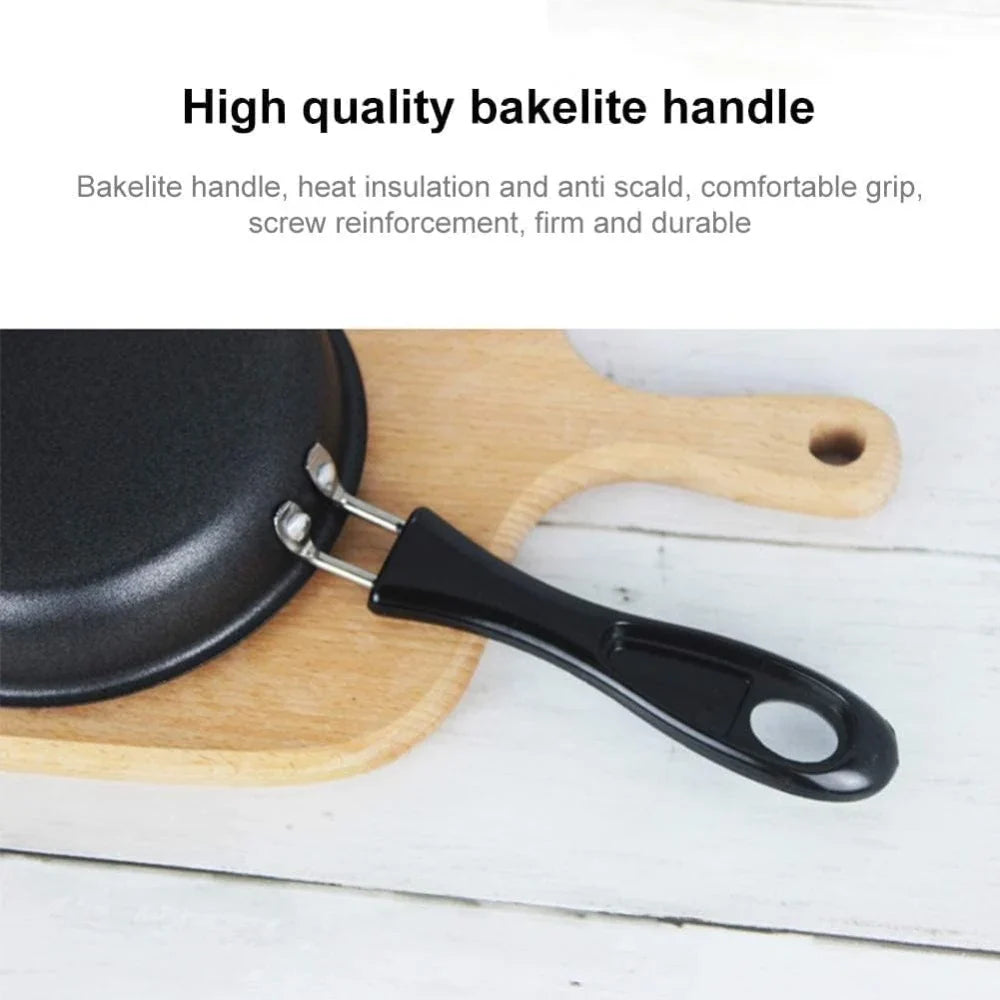 Mini Frying Pan with Handle Portable Egg Omelet Skillet Pancake Steak Cooking Pan Durable for Home Camping Kitchen Supplies