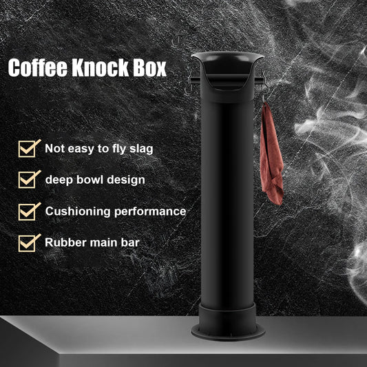 Coffee Knock Box Commercial Floor Standing Coffee Grounds Collection Bin for Restaurants Home Kitchens
