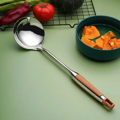 Long Handle Stainless Steel Wok Spatula Kitchen Slotted Turner Rice Spoon Ladle Cooking Tools Utensil Set Dropshipping utensilio