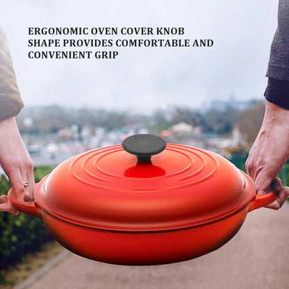 Dutch Oven Knob For Le Creuset Knob Replacement, Knob Bakelite Replacement Dutch Oven Pots Knob Pot Lid Handle 2 Sets-Hot