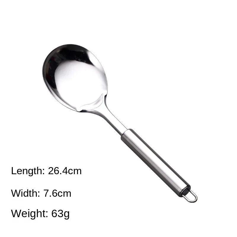 Durable Stainless Steel Wok Spatula Long Handle Kitchen Gadgets Kitchen Cooking Utensil Set Steak Shovel Cooking Tools