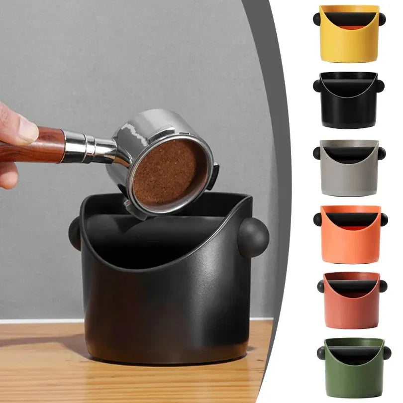 Coffee Knock Box Espresso Grounds Container Coffee Grounds Bucket Anti Slip Dump Bin Bucket Cafe Bar Barista Accessories