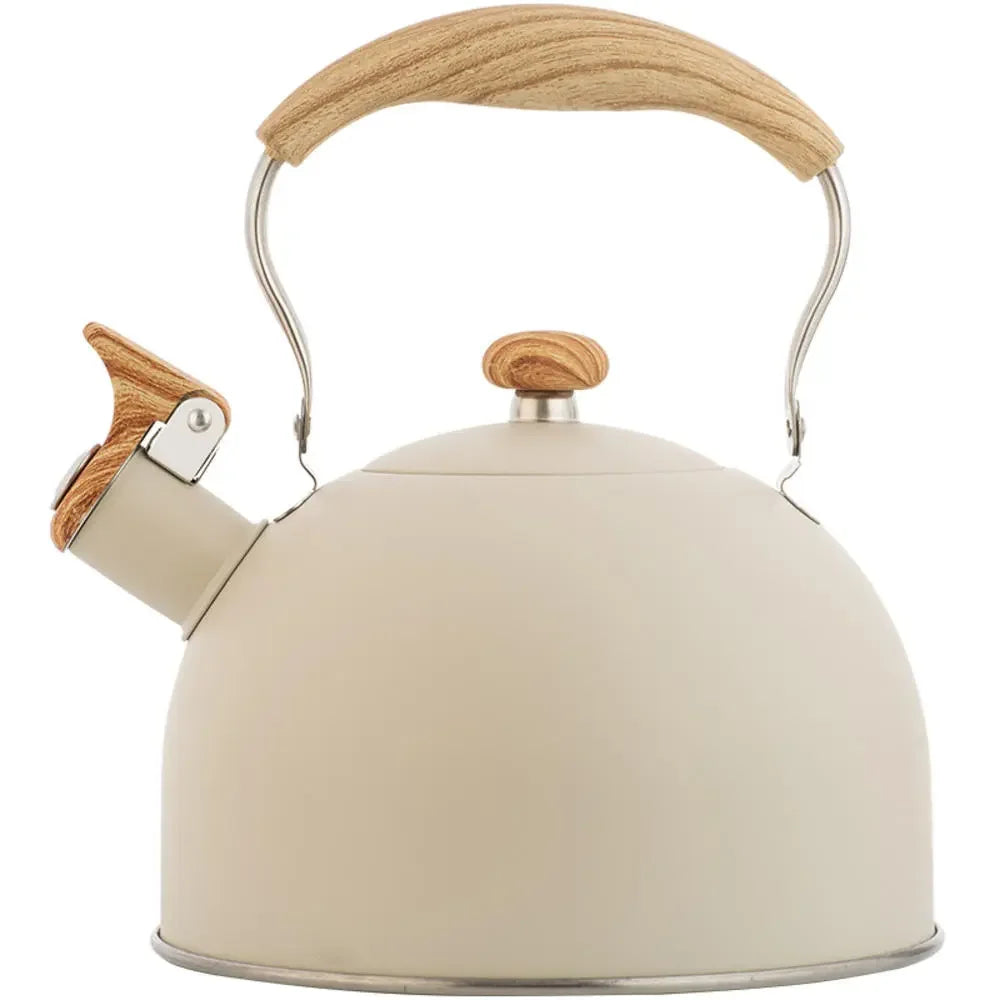 2.5L Electric Tourist Gas Stove Kettle With Whistle Stainless Steel Kitchen Home-appliance Camping Teapot Cookware Cooking Set