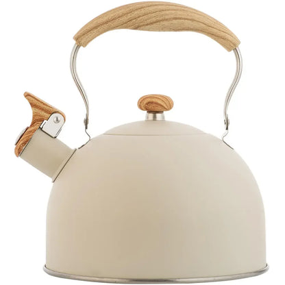 2.5L Electric Tourist Gas Stove Kettle With Whistle Stainless Steel Kitchen Home-appliance Camping Teapot Cookware Cooking Set