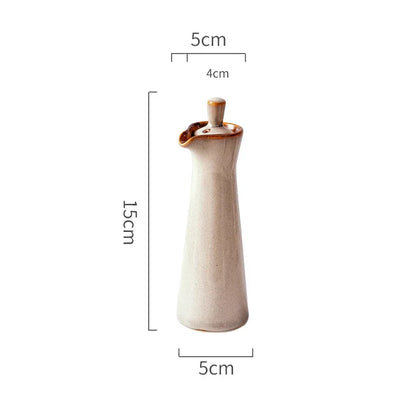 Ceramic Seasoning Jars Oiler Spice Jar Seasoning Tool Salt Shaker Creative Home Kitchen Retro Olive Oil Bottles Spice Containers