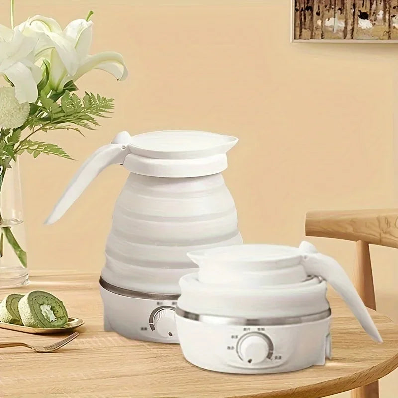 0.6L Electric Kettle Foldable And Portable To Use Safe And Body Small Footprint The Kettle Body Can Be Retracted Freely