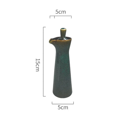 Ceramic Seasoning Jars Oiler Spice Jar Seasoning Tool Salt Shaker Creative Home Kitchen Retro Olive Oil Bottles Spice Containers