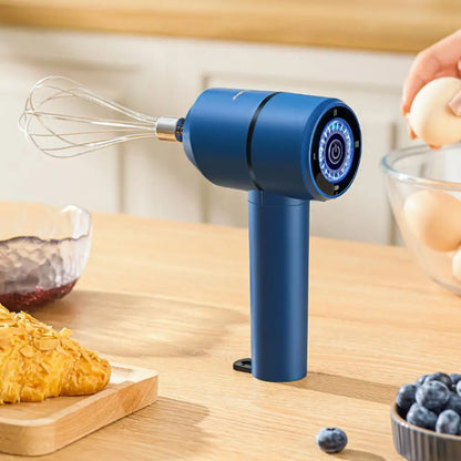 Portable Blender Mixer Kitchen Milk Frother Egg Beater Cake Baking Kneading Mixer Hand Mixer Electric Bamboo Whisk Matcha Brush