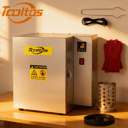 Tooltos 1500W Jewelry Casting Oven High Temperature Furnace for Investment Casting & Beginner Jewelry Casting