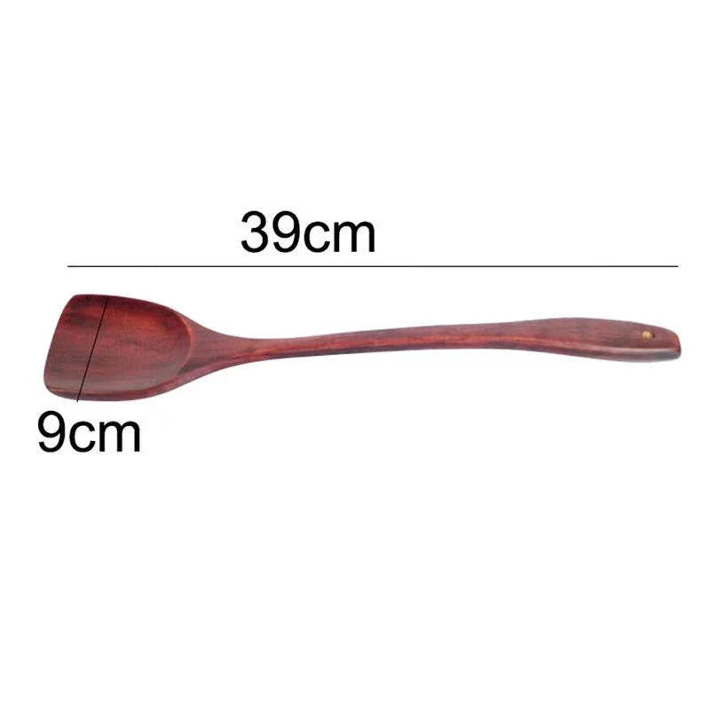 Wooden Shovel Long Handle Wooden Spatula Long Rice Spatula Kitchen Cooking Utensil