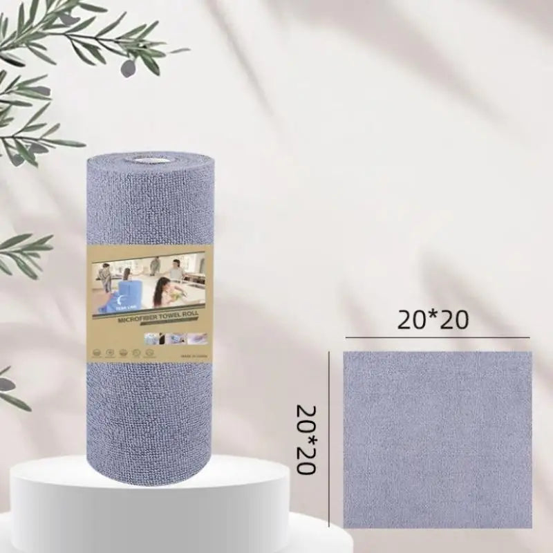 1 Roll/20pcs Quick-Dry Kitchen Towels Microfiber Cleaning Cloths Reusable Lint-Free Towels For Kitchen Super Absorbent
