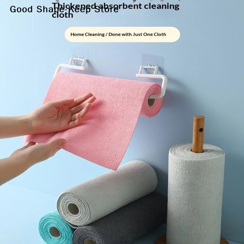 1 Roll/20pcs Quick-Dry Kitchen Towels Microfiber Cleaning Cloths Reusable Lint-Free Towels For Kitchen Super Absorbent