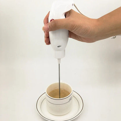Portable Electric Hand Blender, Milk Frother Coffee Drink Blender, Baking And Cooking Blender EU Plug
