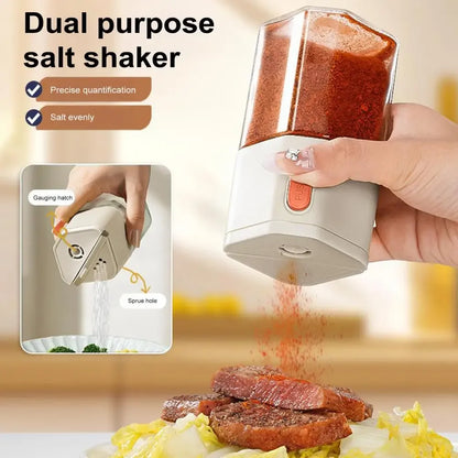 Seasoning Bottle with Precise Control Precision Salt Spice Shaker Set with Moisture-proof for Camping for Salt for Quantitative