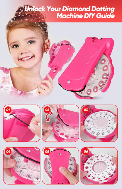 ✨Glitter Diamond Styling Tools Hair Gemstone Styling Set