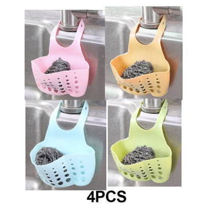 Sink Shelf Soap Sponge Drain Rack Bathroom Holder Kitchen Storage Suction Cup Kitchen Organizer Sink kitchen Accessories Wash
