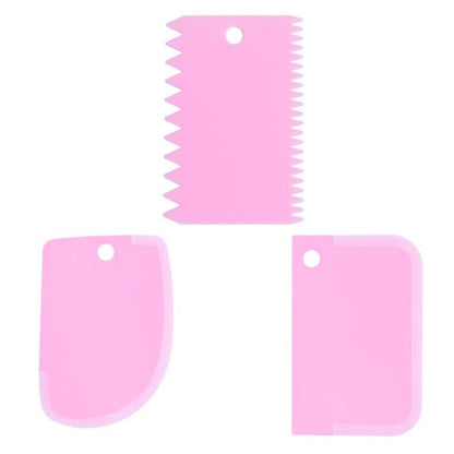 Cake Scraper Convenient Adjustable Fondant Spatulas Cake Edge Smoother Cream Decorating DIY Bakeware Tableware Kitchen Cake Tool