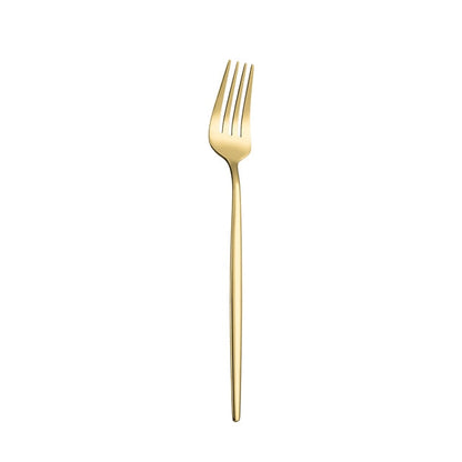 Dinnerware Gold Cutlery Set 304 Stainless Steel Luxury Flatware Home Silverware Fork Spoon Knife Kitchen Dinner Set Dropshipping
