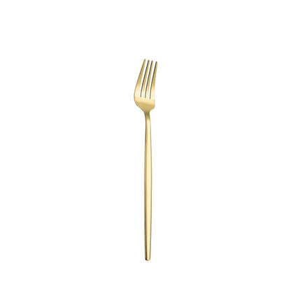 Dinnerware Gold Cutlery Set 304 Stainless Steel Luxury Flatware Home Silverware Fork Spoon Knife Kitchen Dinner Set Dropshipping