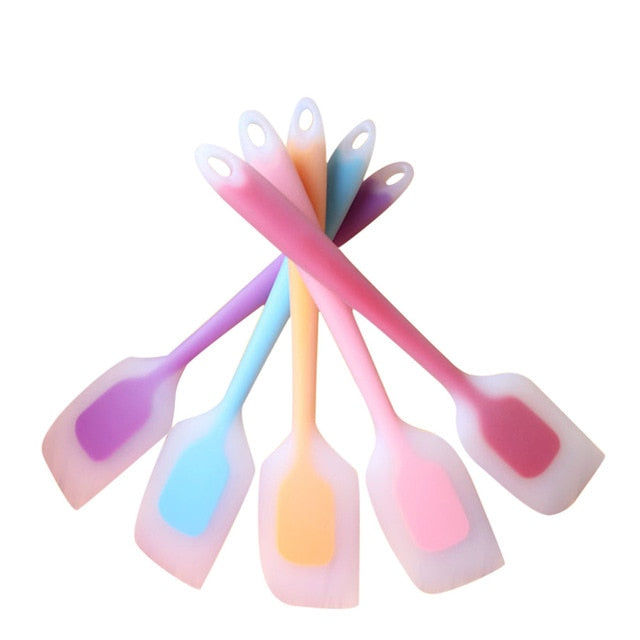 Home Kitchen Heat Resistant Flexible Silicone Spatulas Cake Scraping Baking kitchen Cooking Bakeware Baking Silicone Spatula 0.9