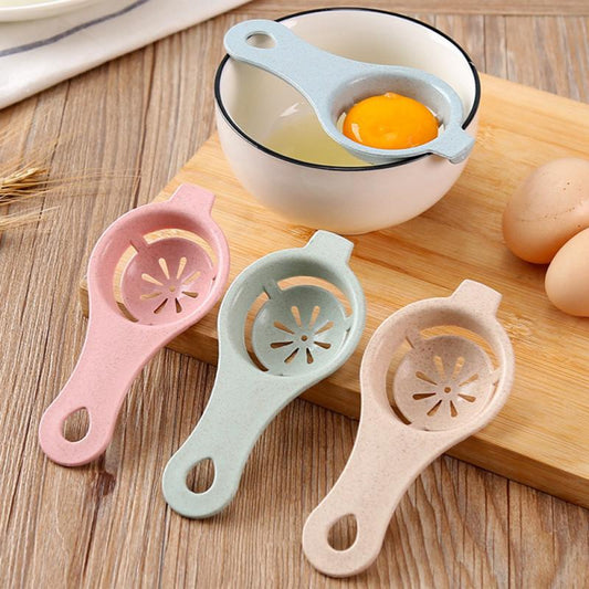 5 Colours Egg Separator Eggs Yolk Filter Gadgets Eco Friendly Plastic White Yolk Sifting Home Tool Kitchen Accessories